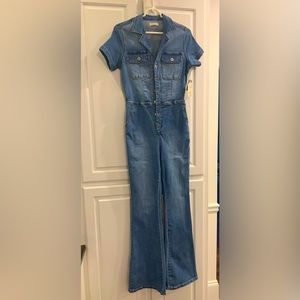 NWT Altar’d State denim jumpsuit size Small, brand new with tags!